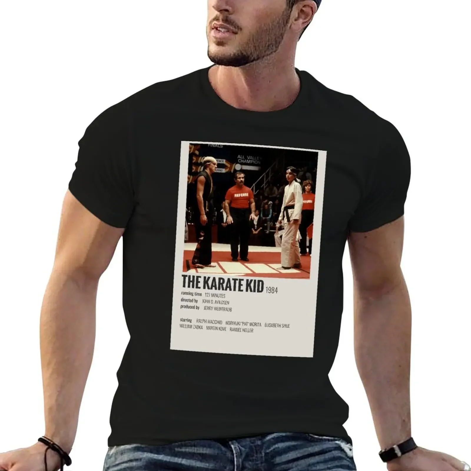 

The Karate Kid (1984) T-Shirt vintage tees graphic t shirts mens t shirts top quality