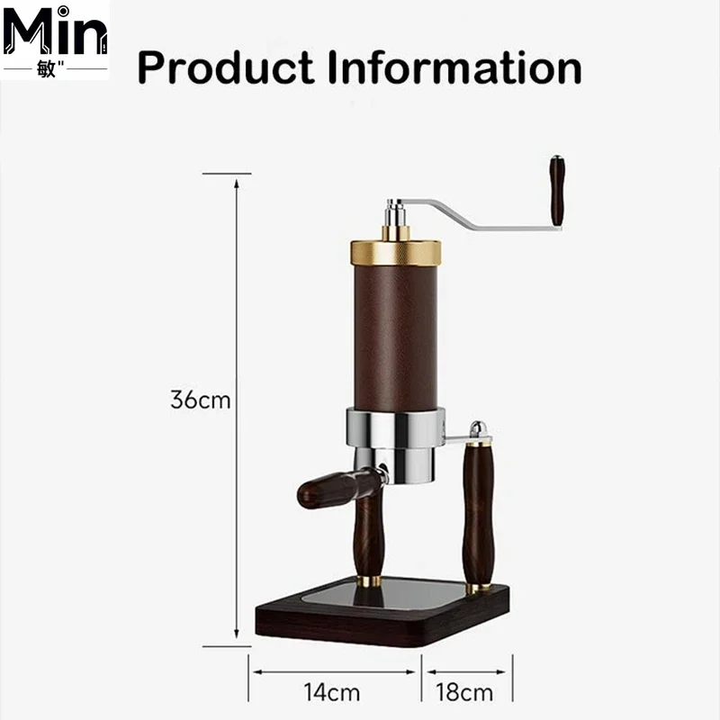 

HomeWise Manual Spinning Espresso Maker Manual Pneumatic Air Pressure Integrated Coffee Machine Optional Heating