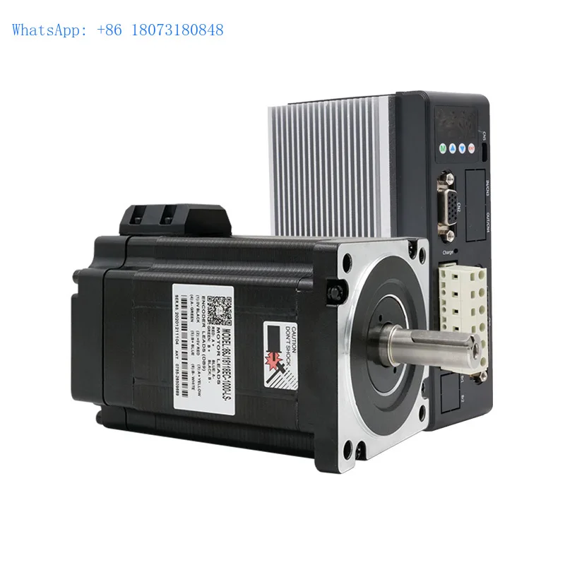 86J18118EC-1000-LS+2HSS858H-N Nema 34 6A high torque high speed hybrid stepper servo motor and driver