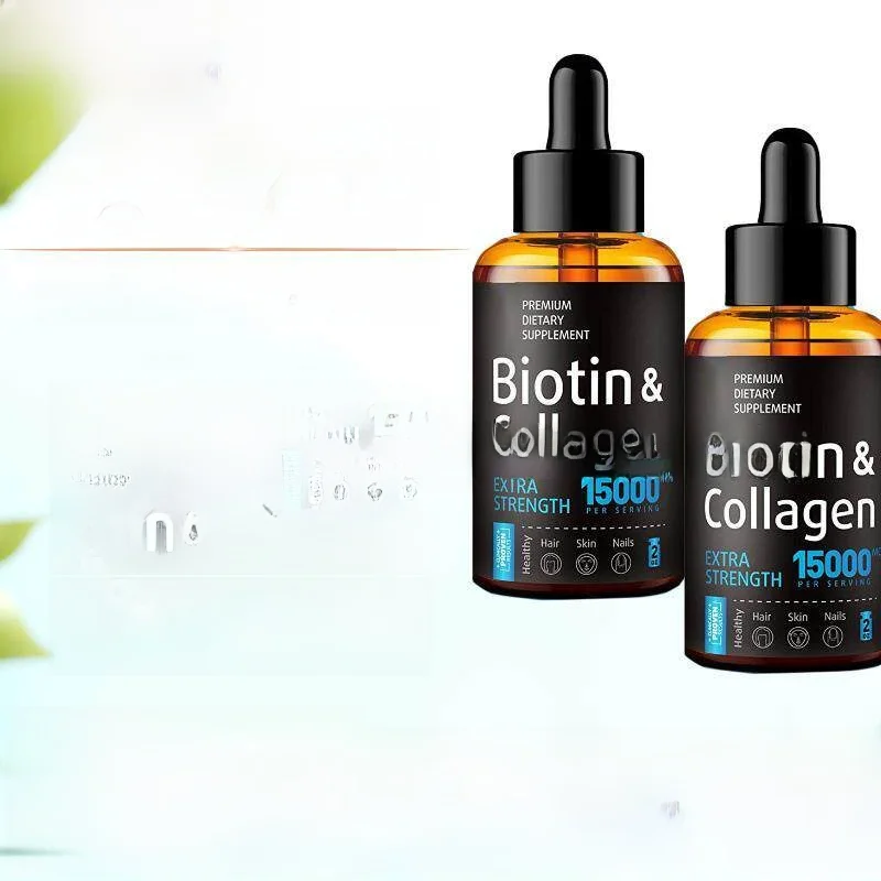 biotin-collagen-drops-oral-liquid-supplement-for-beauty-and-health-cross-border-customization-available-no-brand