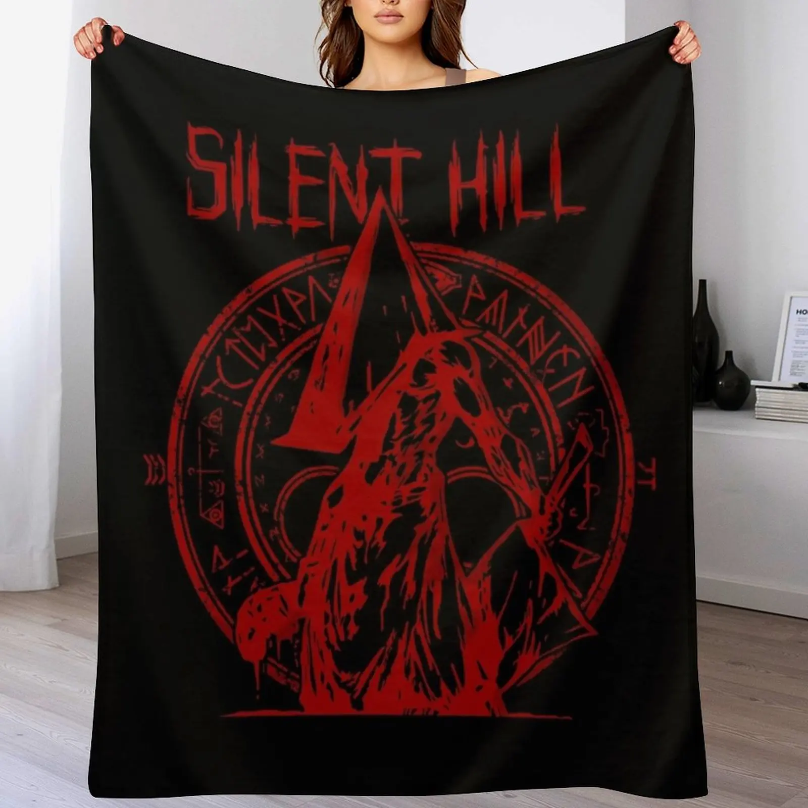 Silent Hill Pyramid Head The Order Throw Blanket Stain Resistant Cozy Warm Blanket