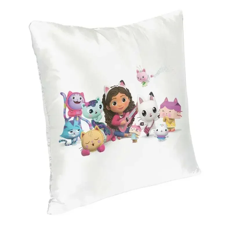 Gabbys Dollhouse Gabby Cats Pillow Case for Living Room Cakey Mercat Nordic Cushion Cover Soft Pillowcase