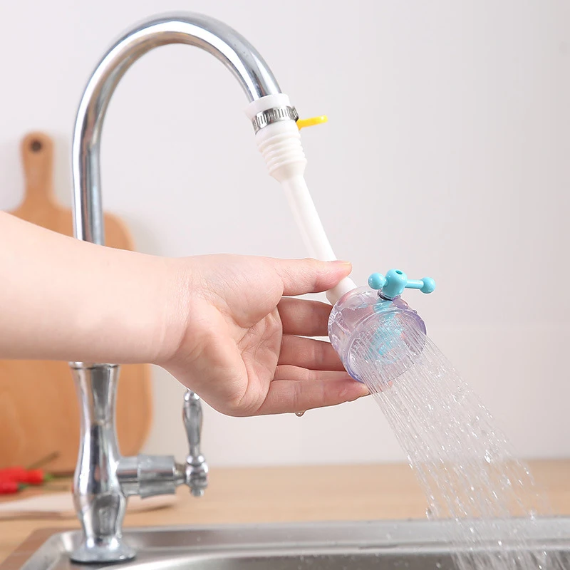 Rotatable Sink Tap Extender Sprayer Adjustable Faucet Adapter Nozzle Tap Filter Water Saving Kitchen Bathroom Accessories 1PC