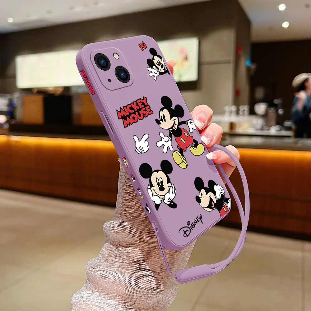 Śliczne Minnies M-etui z myszką Mickey dla OPPO Realme 11 10 9 9i 8 8i 7 7i 6 Pro Plus C31 C35 C1 C11 C12 C15 C20 C21Y C25 C25S pokrowiec