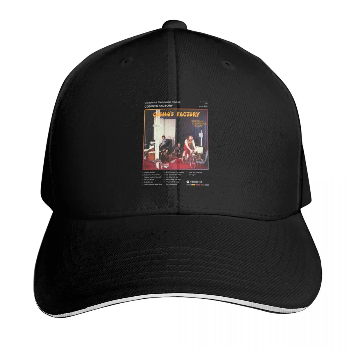Creedence Clearwater Revival - Cosmo's Factory Tracklist Album (1) Baseball Cap Men Women Casual Summer Sport Sun Cap