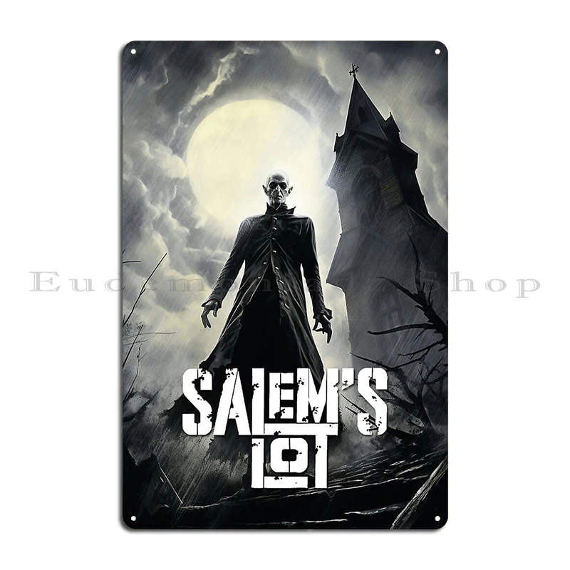 Salems الكثير ستيفن كينغ علامات معدنية المرآب مخصص خمر الديكور نادي Salems الكثير ستيفن كينغ تين تسجيل ملصق