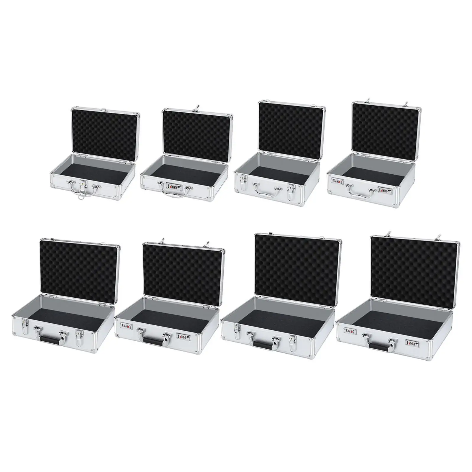 카메라 기어 운송 테스트 장비용 알루미늄 하드 운반 케이스