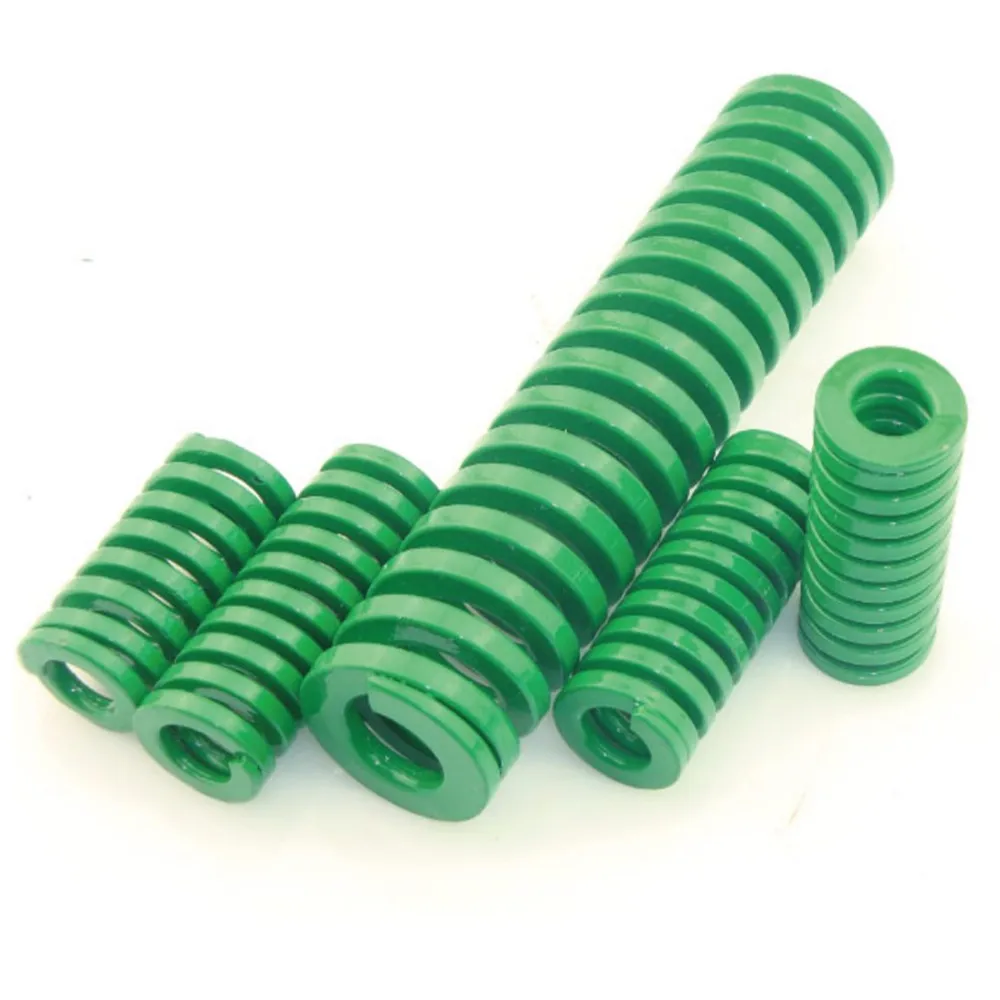 1piece Green Spring Heavy Load Compression Die Spring Mold Die Spring Outside Diameter 25/27/30/35/40mm Inner Diameter 12.5-20mm