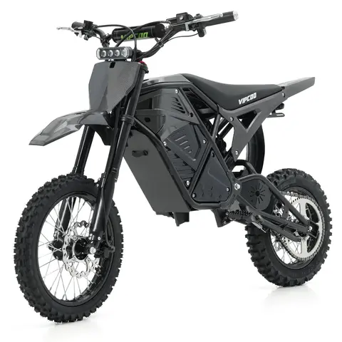 3500W Electric Motorcycle for Adults, H3 Off Road Motor Bikes Up to 40MPH / 45 Miles Range, 14"/12" Fat Tire Motorbike
