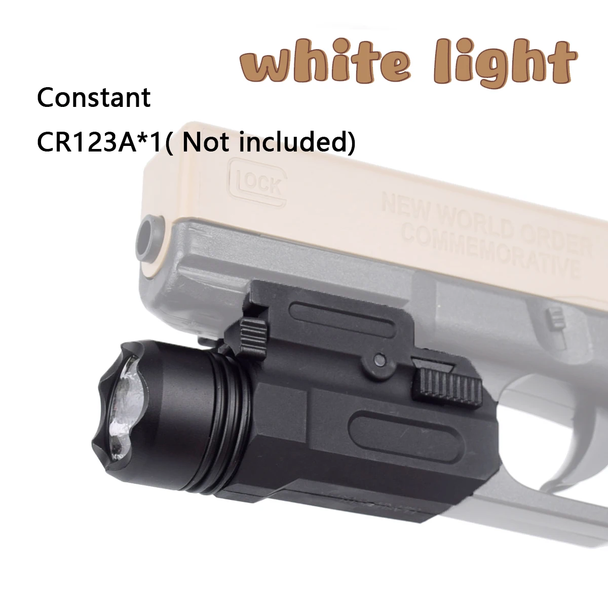 

Mini Gun Tactical Nylon LED Flashlight QD Rifle Torch GLOCK 17 18C 19 22 20mm Rail Hunting Airsoft Pistol Weapon Lights