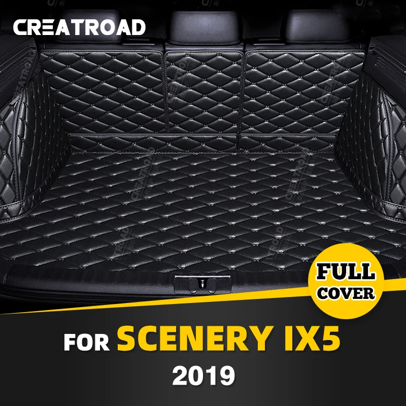 

Auto Full Coverage Trunk Mat For Dongfeng Scenery IX5 2019 Car Boot Cover Pad Interior Protector Accessories