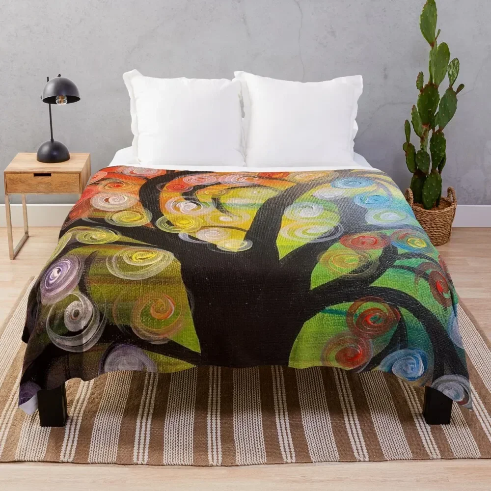 

Tree of Lights Throw Blanket