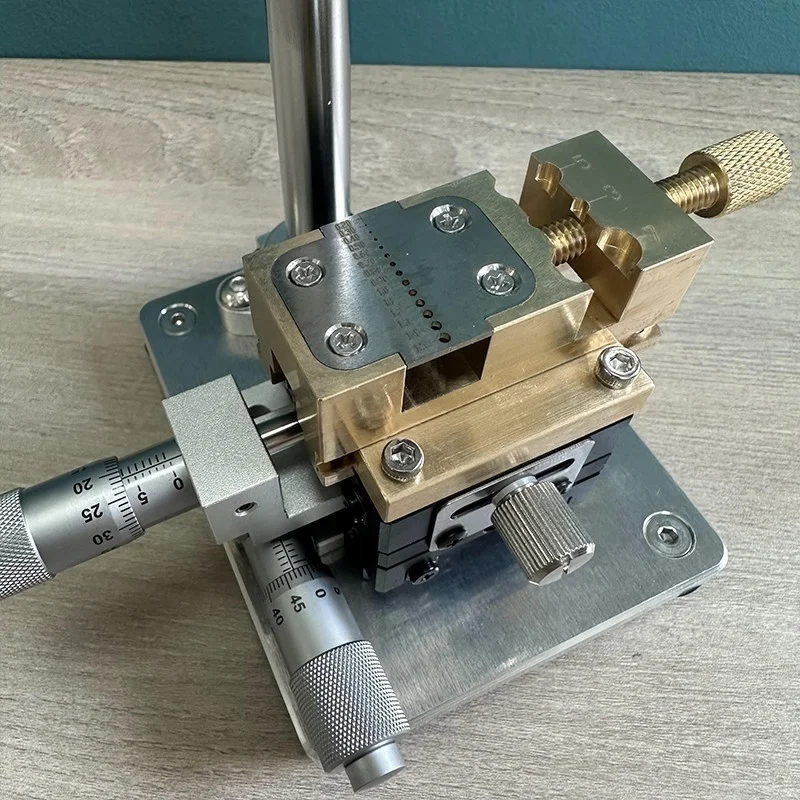 All Aluminum Alloy Mini Bench Drilling Machine Low Noise Vertical Micro Drill Press Precision Hand Feed Drilling Tool