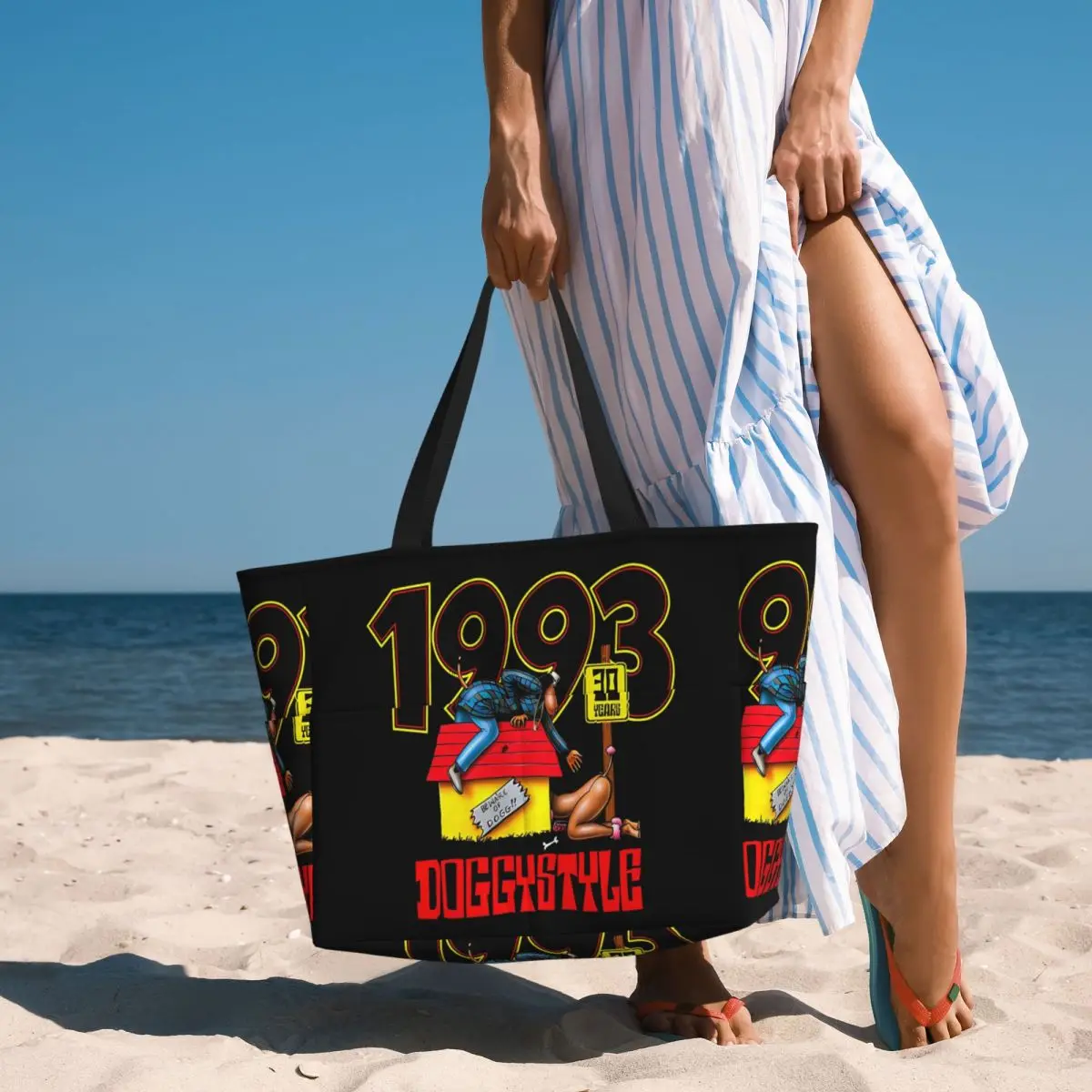 

Snoop Dogg Doggystyle Music Rapper Beach Tote Bag Sport Gym Yoga Duffle Large Tote Bag Women Travel Bag Fitness bag