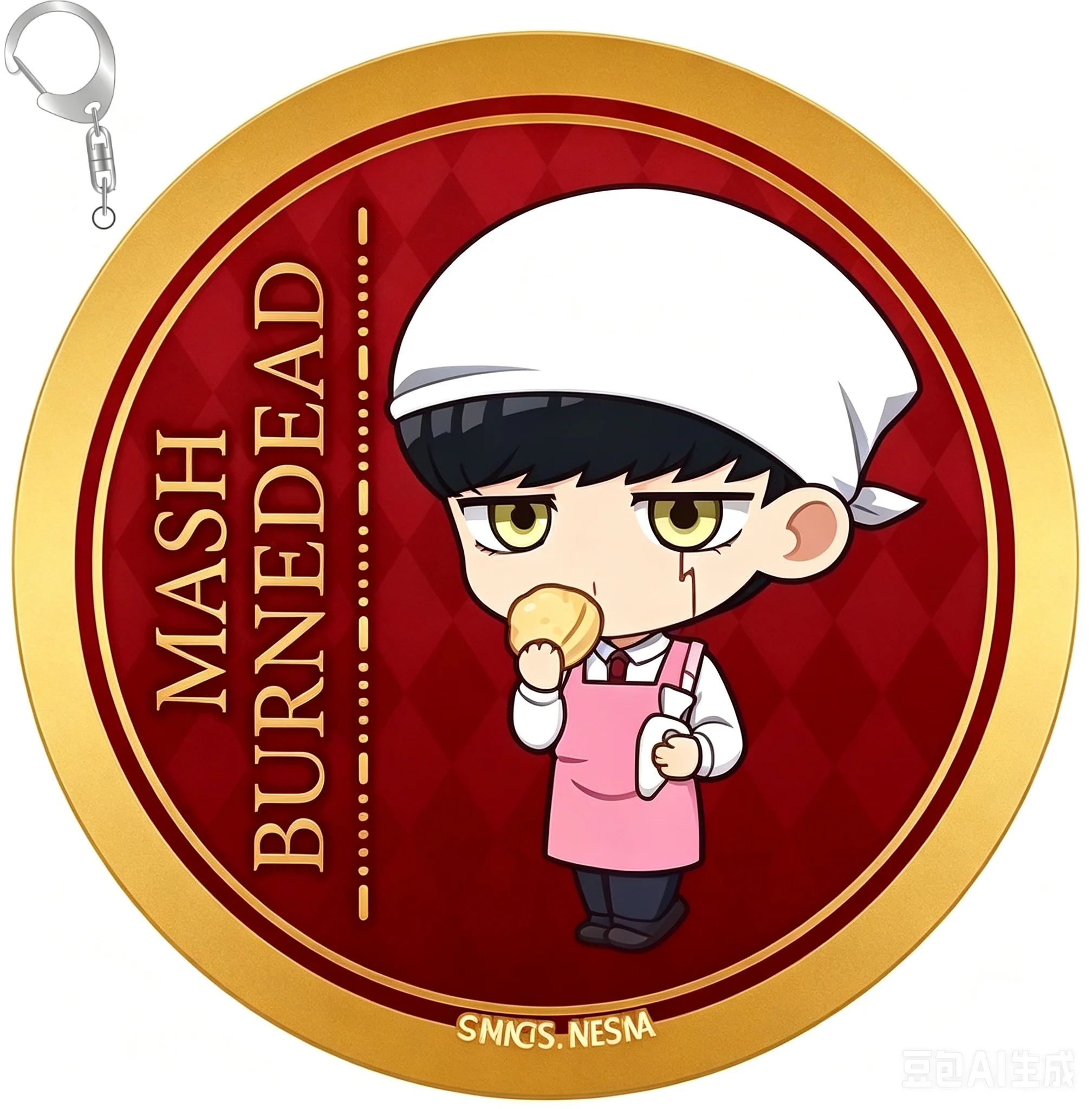 Cartoon High Definition Images Mashle: Magic And Muscles Figure Decoration Bag Car Key Ring Charm Gift Anime Acrylic Keychain view 3