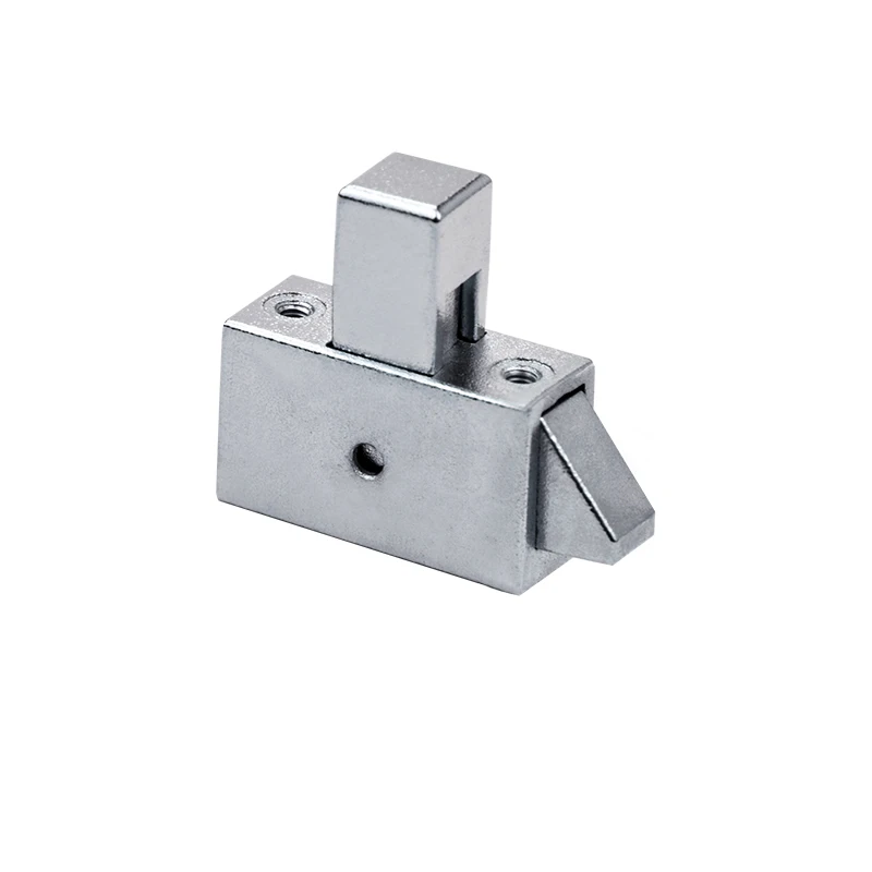 1PCS DK637 Pressing Type Pin Zinc Alloy Lock Cabinet Lock Iron Buckle Open Box Buckle Push Pull Box Automatic Pin