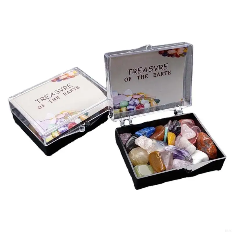 W89C طبيعية ملونة الحجر الكريستال شقرا صقل خام مصقول لتعليم التعلم المبكر الدعائم المشاريع الحرف DIY