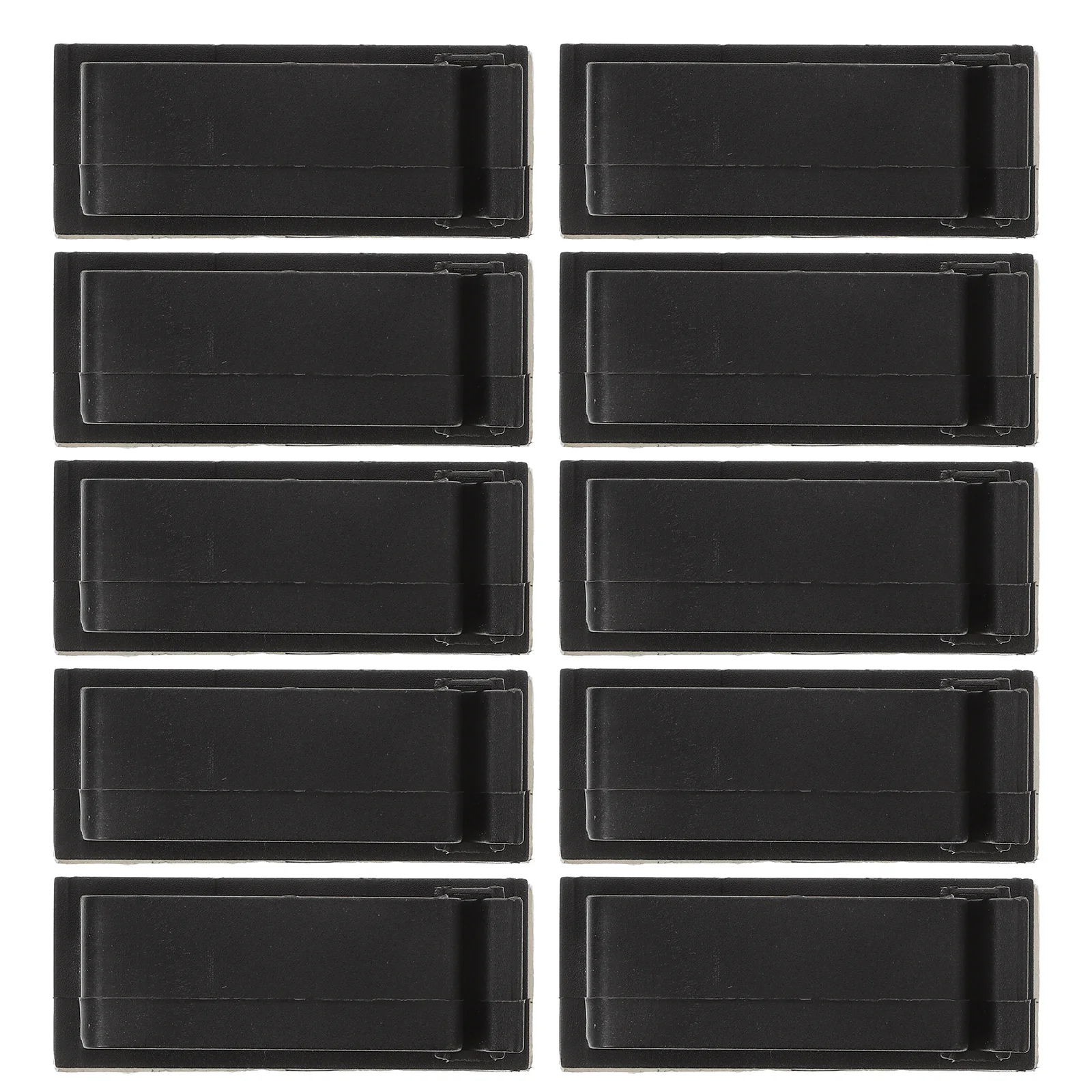 

50pcs Cable Management Clips Wire Management Desktop Organizer PA66 Buckle Cable Fixing Clips Tidy Clamps Holder