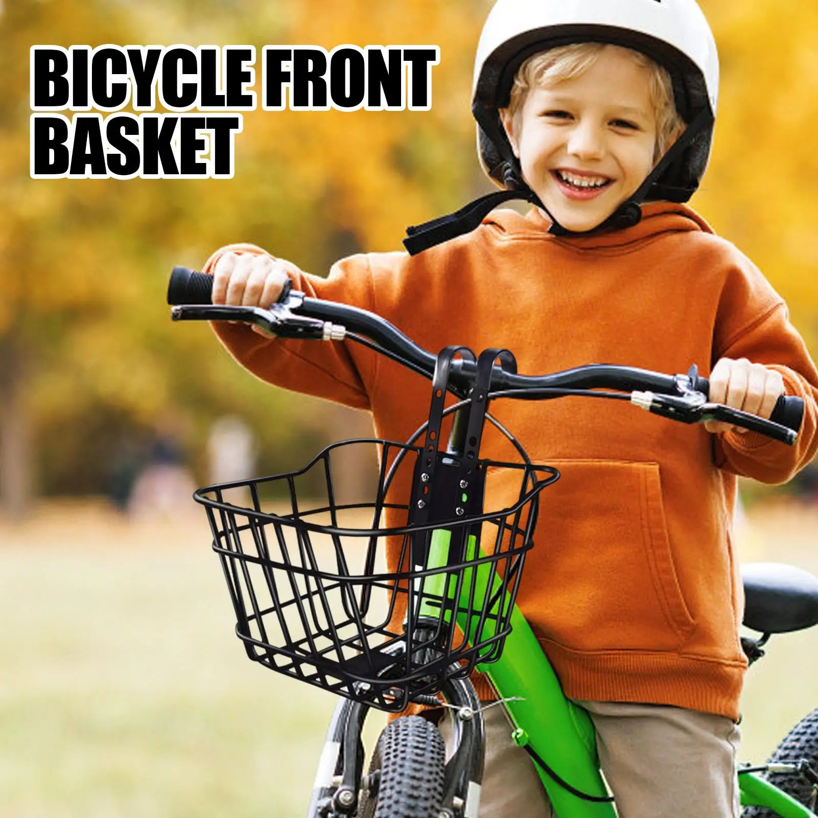 

Велосипедная корзина большой емкости, передняя корзина для велосипеда, аксессуары для хранения, держатель для переноски для взрослых, горных малышей