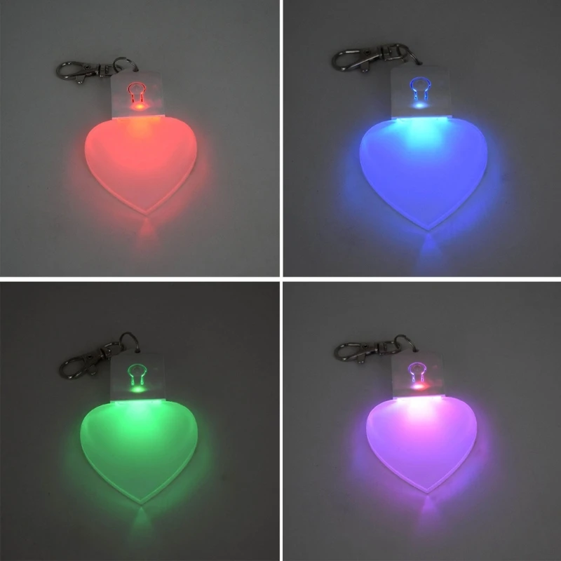 Sublimation Blank Star Acrylic Pendant Hot Transfer Printing Keychain with LED Light DIY Decorations Hanging Ornaments