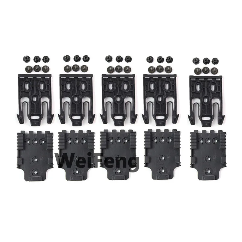 1/2/5/10PCS Gun Holster Quick Locking System Kit with QLS 19 and 22 Duty Receiver Plate Hunting Accessories for Glock M9 P226