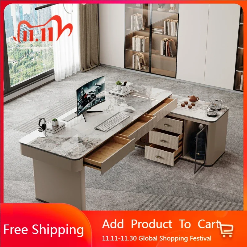 Luxury Storage Office Desk Adjustable Nordic European Multifunctional Conference Office Desk Computer Mesa Ordenador Furniture