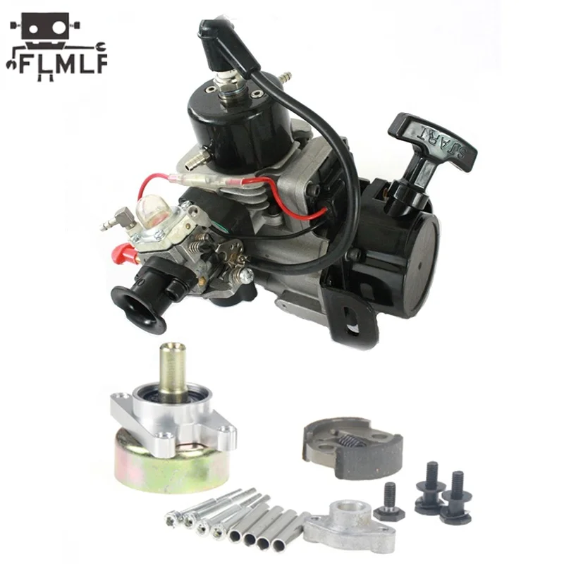 Rc Boat 2-Stroke 26cc Engine with Clutch Set for 26cc Zenoah CY RCMK Gas Marine Engines Parts