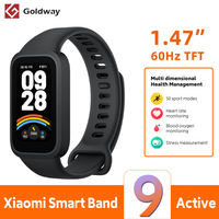 Xiaomi Mi Band 9 Active Global Version 1.47'' 60Hz Display All Day Health Monitoring 5ATM Sports Bracelet Mi Fitness Smart Band