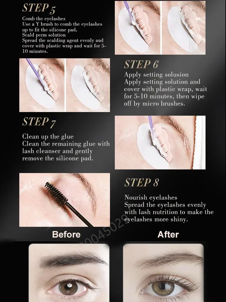 Gollee nouveau Original cils levage Perm rétention 6-8 semaines ensemble de levage de cils pour recourbe-cils Kit de permanente de cils ensemble de maquillage de traitement