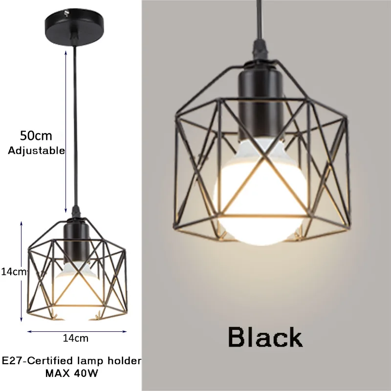 Nordic Restaurant Kroonluchter Moderne Minimalistische Industriële Stijl Loft Retro Creatieve Persoonlijkheid Slaapkamer Hal Bed Klein - afbeelding 1