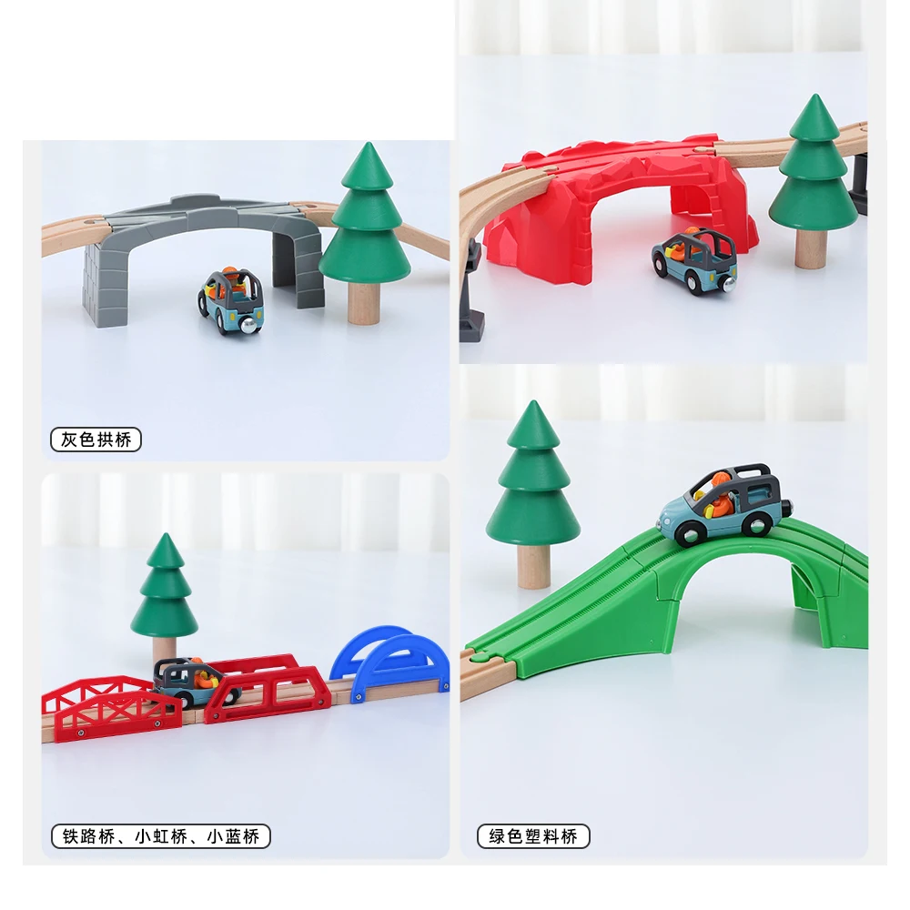 Edwone Electric Rail Tmas Der Zug Spielzeug General Track Szene Teile Track Bridge Serie Pädagogisches Junge/Kinder Spielzeug S29