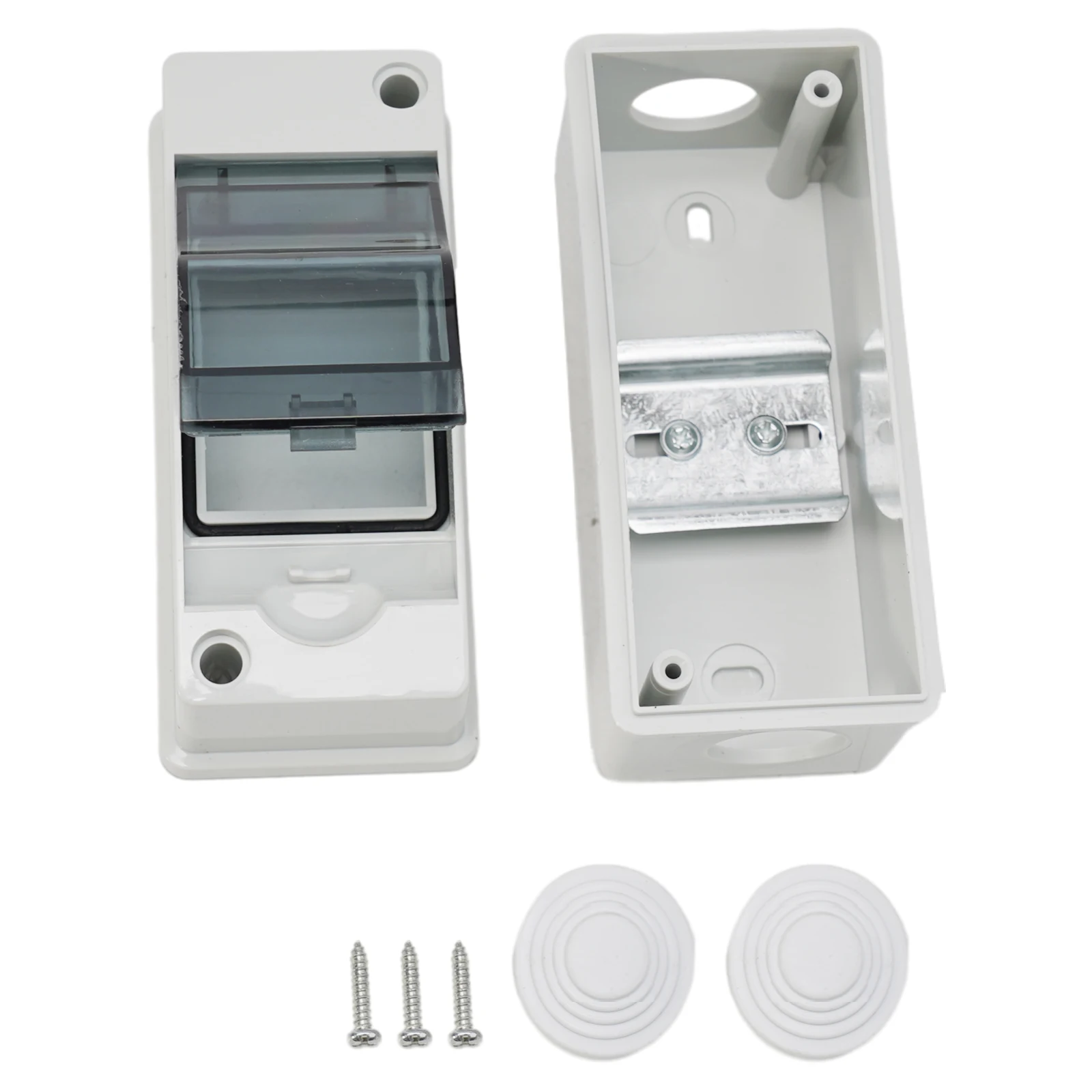 Distribution Box Combination of Durability and Wiring Design for Distribution Box with Transparent Cover and Accessories