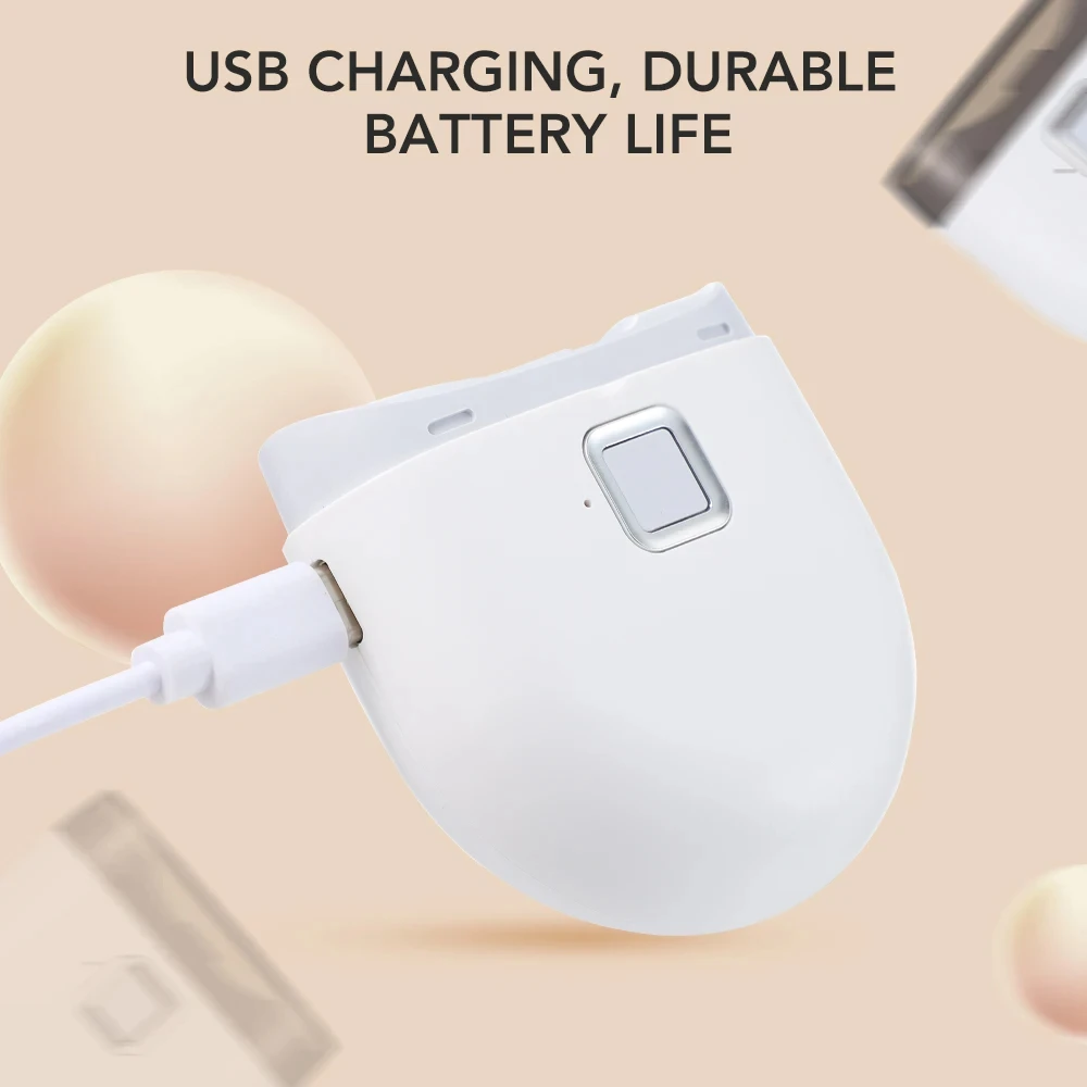 Electric Nail Clipper Grinding and Polishing with Light Automatic Nail Trimmer Rechargeable Nail Cutter Manicure for Baby Adult image 4