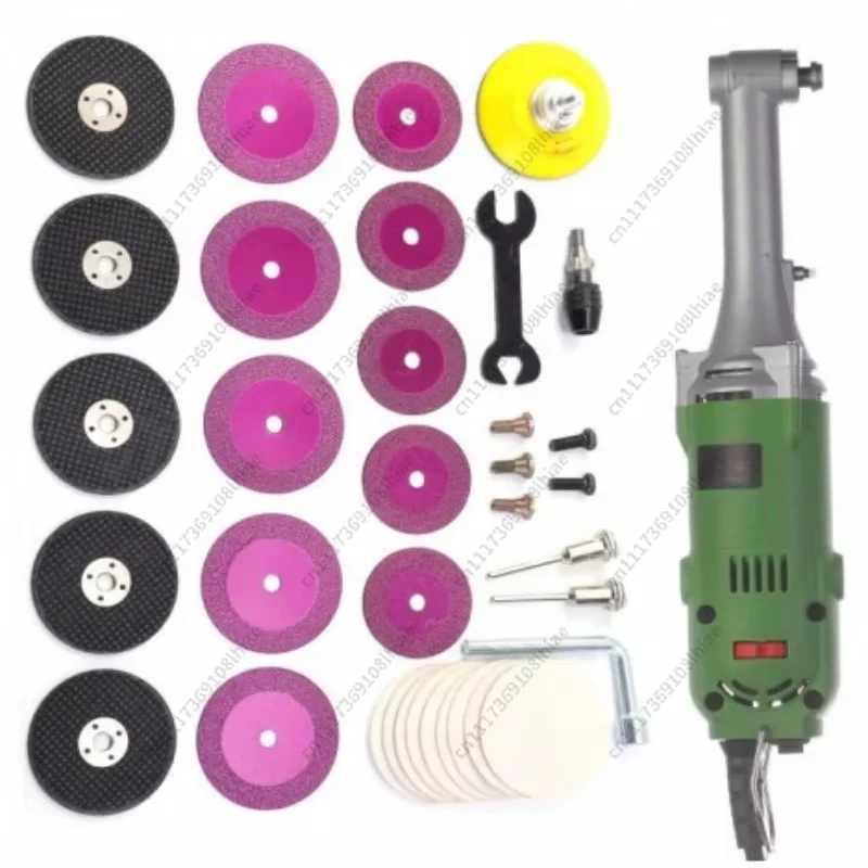 600W Emery Cutting Blade Brazing Electric Drill Saw Blade Beautiful Clear Seam Slice Marble Jade Ceramic Tile Engraving Sheet