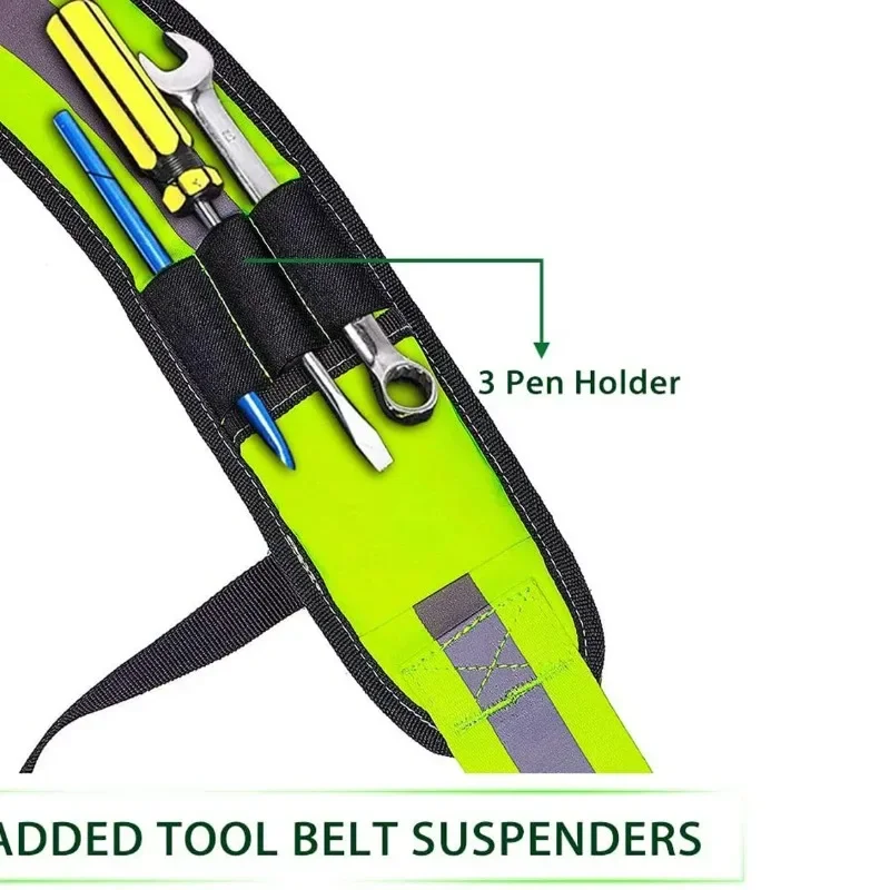 Duty Adjustable Work Braces for Electrician CarpenterFluorescent Y-Type Multifunctional Tool Belt Suspenders, Heavy