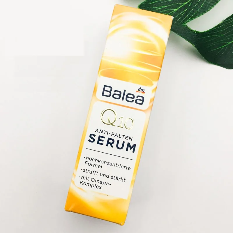 Balea Q10 Anti Wrinkle Face Neck Care Serum Omega Complex Tighten Strengthen Skin Resistance Elasticity Moisturizing Energy