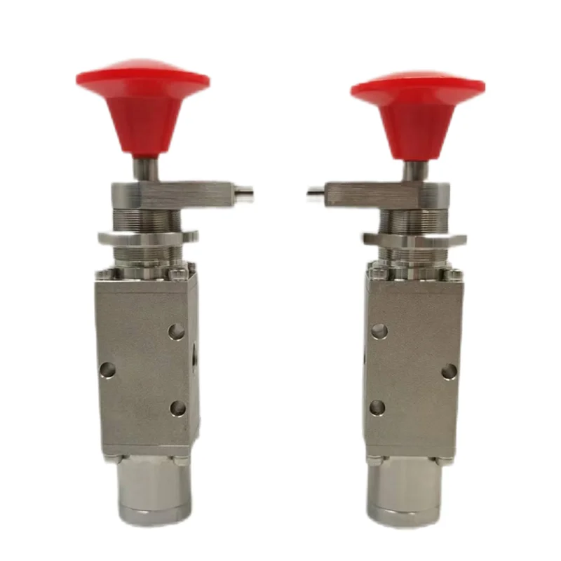 

USUN MRLV-SS-BHL Manual Control Stainless Steel Two Way Relay Valve with Black Lock for WHCP