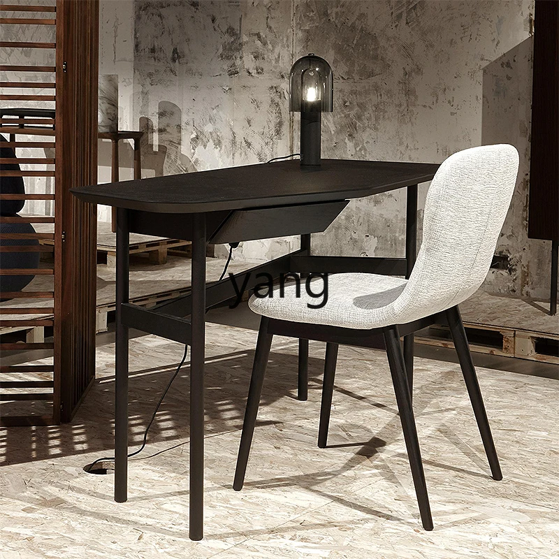 

LTT simple modern solid wood study desk writing desk home study desk