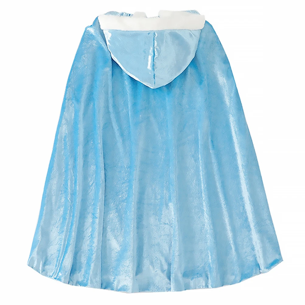 

Kids Cloak Children Cape Party Costume Blue Durable Warm Comfortable Design Role Play Halloween Stage Performance Clothing