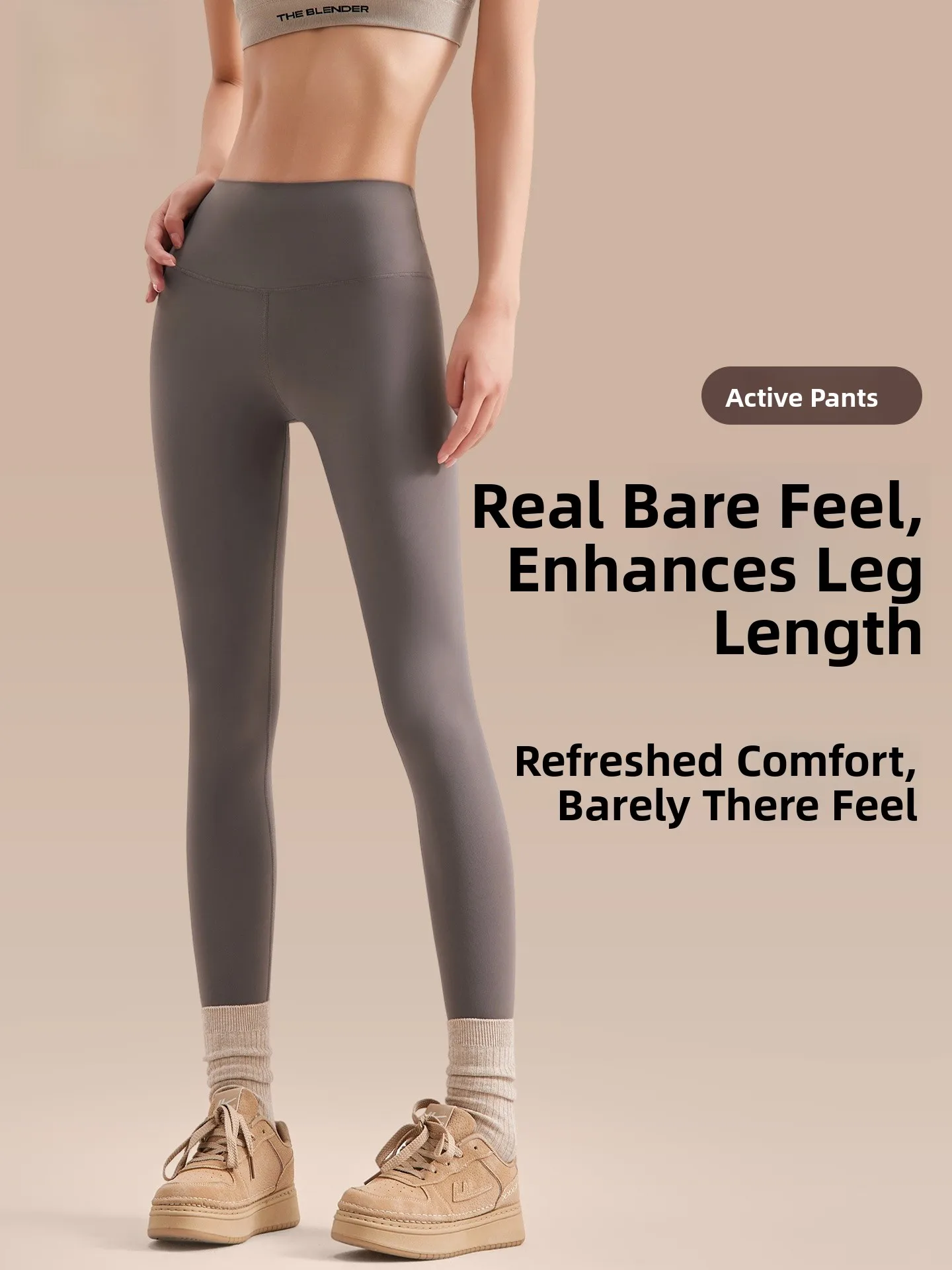 

Женские леггинсы для йоги Naked Feeling: весенне-осенние, с высокой талией, утягивающие живот, с эффектом подтяжки ягодиц, для пилатеса и фитнеса, облегающие, спортивные, длинные (9/10 длины)