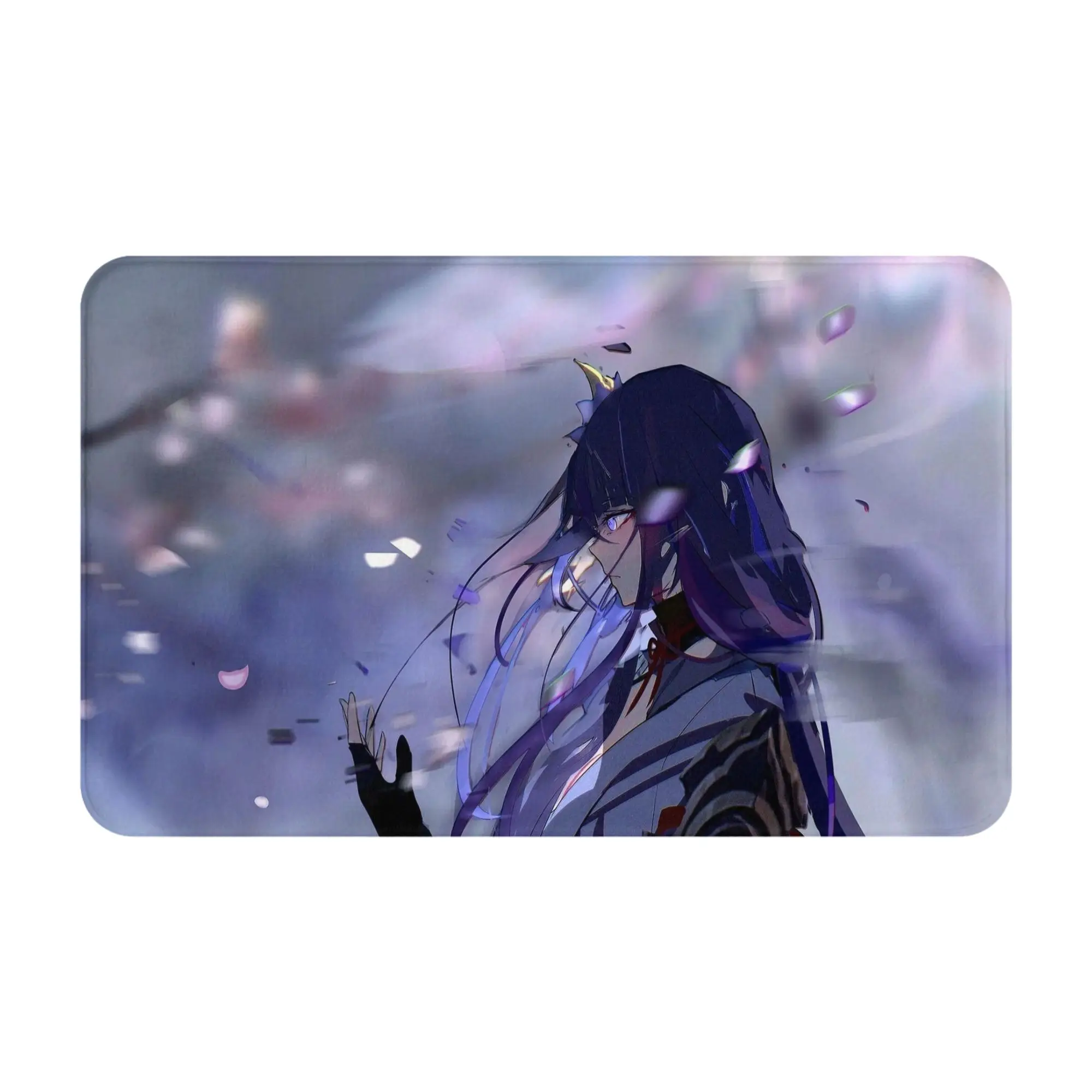 Heavyhearted Anti-Slip Doormat Bath Mat Raiden Shogun Hallway Indoor Home Decorative
