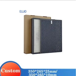 Air Purifier Parts For AIC AP 1101 HEPA Filter Activated carbon Filter 350*265*25mm/350*265*10mm
