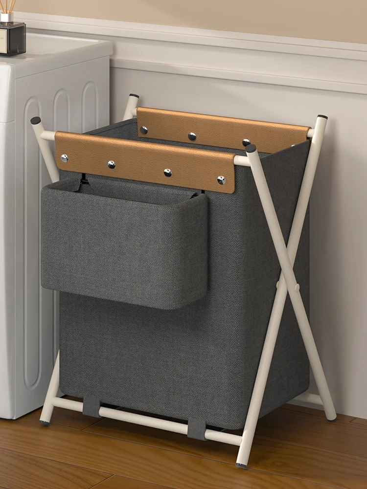 

Dirty clothes basket High value light luxury Dirty clothes basket Clothing classification Dirty clothes storage basket