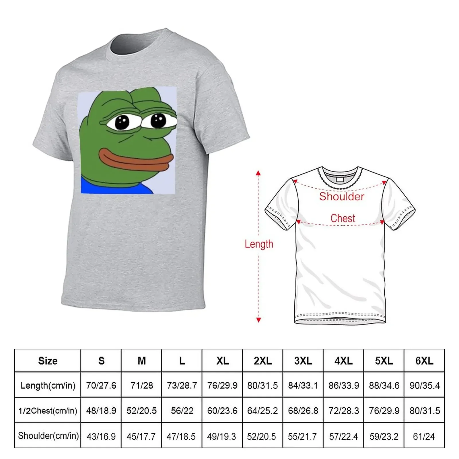 Pepe T-Shirt customizeds vintage men workout shirt