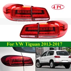CAPQX A Set LED Rear Bumper Tail Light Tail Lamp For VW Tiguan 2013-2017 Taillight Taillamp Brake Light Stop Lamp