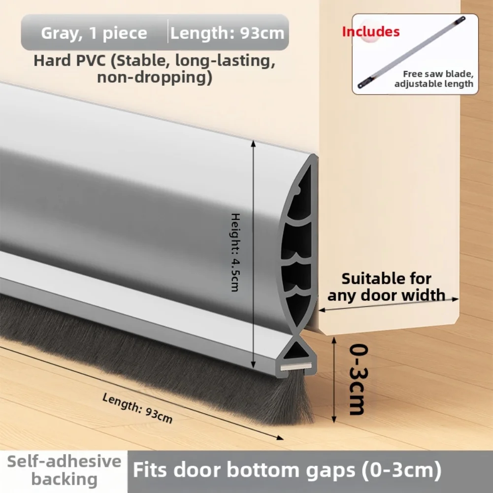 Multi-functional Protection 93CM Door Bottom Sealing Strip Easy Installation Energy Efficiency Enhanced Security