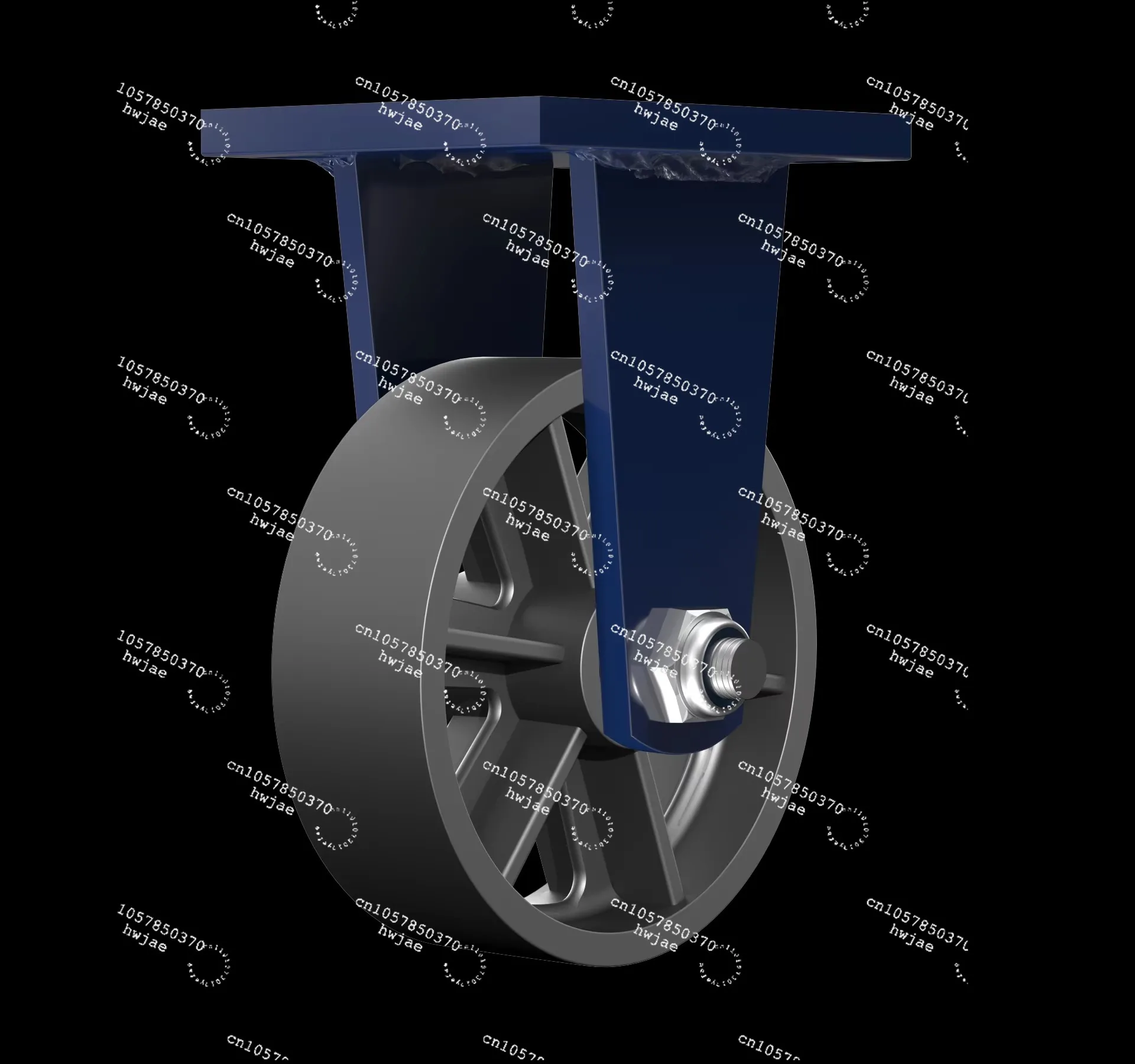 4/5/6/8 Inch Heavy Duty Caster  Iron Flower Hole  Wheels Swivel 360 Degrees Caster Wheel Caster 50mm