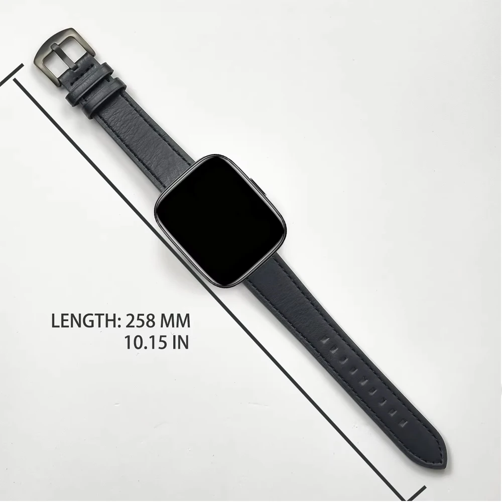 22mm Leather Strap for Redmi Watch 5/3 Active/Lite Band for Samsung Galaxy Watch 7 6 5 4 40mm 44mm 20mm Universal Bracelet