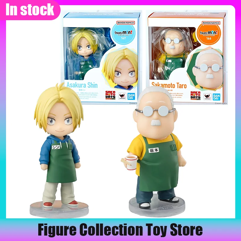 

Bandai SAKAMOTO DAYS Action Figures Model Sakamoto Asakura Q-version Active Joint Figures Figuarts Mini Series Doll Toy Original