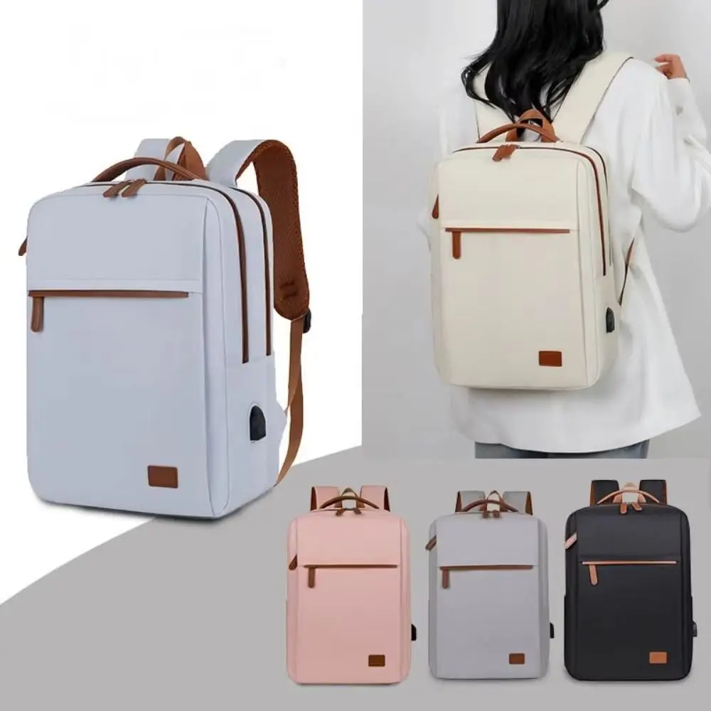 

15.6-Inch Laptop Business Backpack Large Capacity Fashion Student School Bag With Luggage Belt & USb Charging Leisure